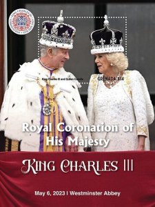 2023 06- GRENADA - CORONATION OF KING CHARLES III      1V  complet set    MNH **