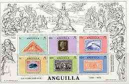 ANGUILLA - 1979 - Rowland Hill - Perf 6v Sheet - Mint Never Hinged