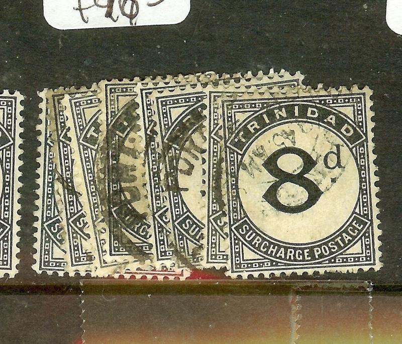 TRINIDAD  ((P1701B) POSTAGE DUE  SGD1-8  VFU