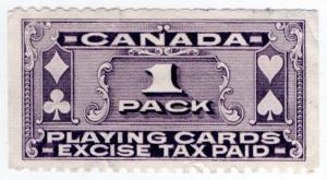 (I.B) Canada Revenue : Playing Card Duty Seal