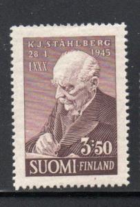 Finland Sc 246 1945 80th Birthday Stahlberg stamp mint NH