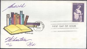 #1832 Edith Wharton Forerunner Pugh FDC
