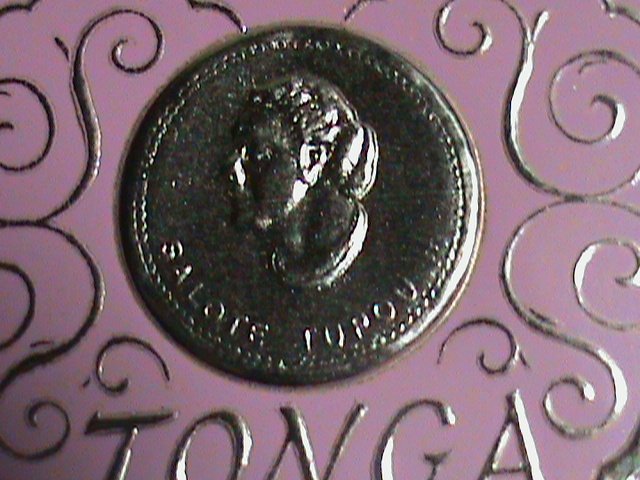 ​Tonga 1964 Sc#137 Gold Replica Heart Shape-Lt.Pink-3 Pence-Stamp-Mnh VF |  Australia & Oceania - Tonga, General Issue Stamp