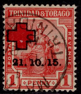 TRINIDAD & TOBAGO GV SG174, 1d red, VERY FINE USED. CDS