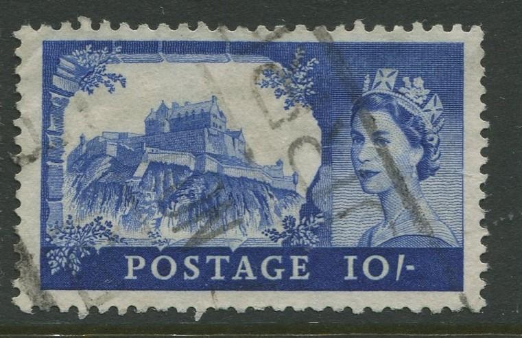 STAMP STATION PERTH Great Britain #527 QEII Castle Definitive Used CV$3.75.