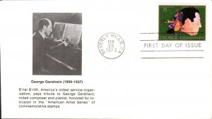 #1484 George Gershwin B'nai B'rith FDC