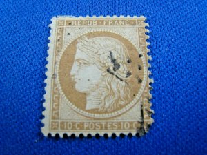 FRANCE  1870  -  SCOTT # 54  -  USED           (Hf9)