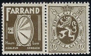 RK124 Belgium with ad label BIN $3.00