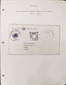 26 United Nations Emergency Force, other covers 1960s Scandanavian units [Y.103]
