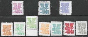 RYUKU ISLAND  SC # 44 - 53  MNH