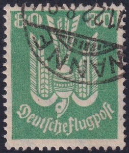 Germany 1922 Sc C7 air post used [..]wanne cancel