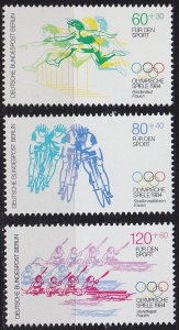 GERMANY BERLIN [1984] MiNr 0716-18 ( **/mnh ) Sport