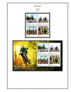 COLOR PRINTED IRELAND 2011-2020 STAMP ALBUM PAGES (60 illustrated pages)