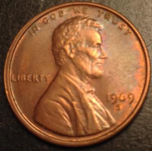 1969 S Lincoln Memorial Cent Uncirculated #D430