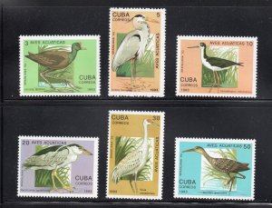 CUBA Sc# 3505-3510  BIRDS BIRDS BIRDS  Complete set of 6  1993  MNH