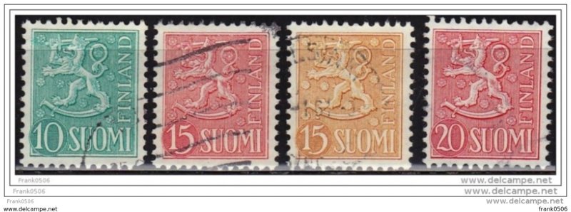 Finland 1954-59, Coat of Arms, used