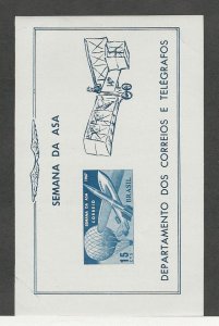 Brazil, Postage Stamp, #1062a Sheet Mint NH, 1967 Airplane