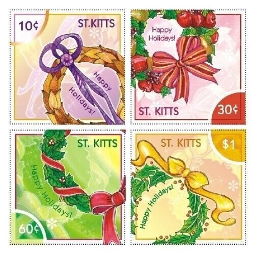 Saint Kitts 2007 - Christmas - Set of 4 Stamps - Scott #702-5 -  MNH