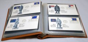 100 USA FDC First Day of Issue Cover Collection Bicentennial Commemorative Album