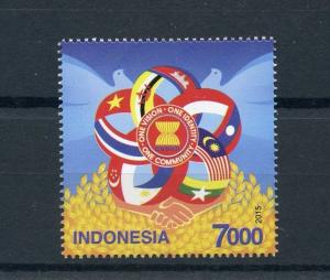 Indonesia 2015 MNH ASEAN Association of Southeast Asian Nations 1v Set Stamps