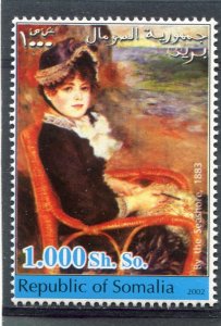 Somalia 2002 RENOIR By the Seashore Painting Stamp Perforated Mint (NH)