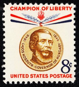 US 1118 MNH VF 8 Cent Lajos Kossuth Champion of Liberty