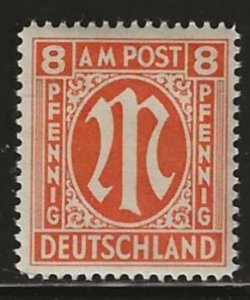 Germany #3N36B MNH Single A.M.G Issue.