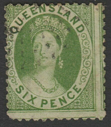 QUEENSLAND QV 6d SG104 sound used....................... ...................A361