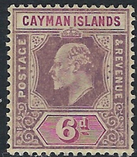 Cayman Is 26 MH 1908 issue (ak3617)