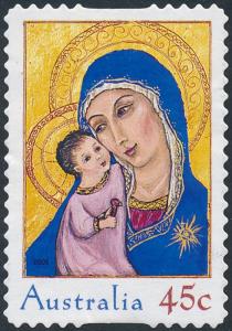 Australia 2005 45c Christmas - Madonna & Child Self Adhesive SG2573 Used