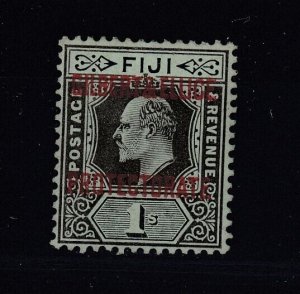 Gilbert & Ellice Islands KEVII 1/- Fiji O/P SG7 MH BP9315