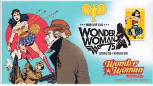 AO- 5152-2, 2016, Wonder Woman,  Add-on Cover, First Day Cover, Pictorial Postma