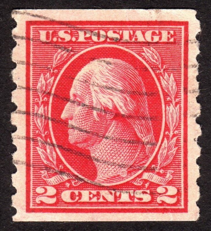 1912, US 2c Washington, Well-Centered, Used, Scott #413