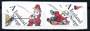 [I500] Norway 2016 Christmas good set of stamps very fine adhesive