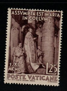 Vatican Scott 143 MNH** stamp, Perfect Gum nicely centered.