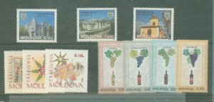 Moldova #219-228 Mint (NH) Single (Complete Set)