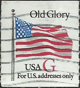 # 2892 USED G STAMP OLD GLORY