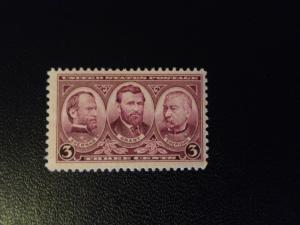 US Scott #787 Sherman, Grant & Sheridan, MINT, FINE, NH, OG  SCV $0.40