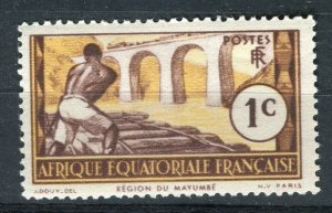 FRENCH COLONIES; EQUATORIAL Africa 1937 early MINT MNH unmounted 1c. value