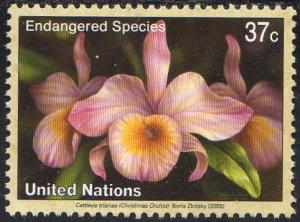 UN (New York) 878 - Mint-NH - 37c Christmas Orchid (2005) (cv $1.10)