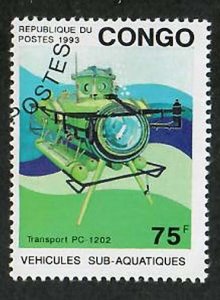 Congo People's Republic; Scott 1021;  1993;  Used