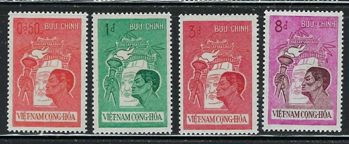 South Vietnam 174-77 MNH 1961 Youth Movement (fe7155)