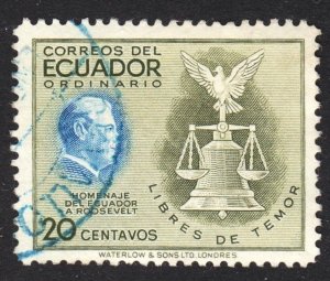 Ecuador Scott 510 VF used.  FREE...