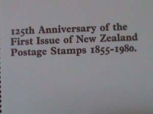 ​NEW ZEALAND-1980- SC#705a NEW ZEALAND POSTAGE STAMP 125TH ANNIV: MNH-S/S VF