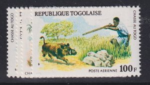 Togo, Scott 909-910, C250-C251, MNH