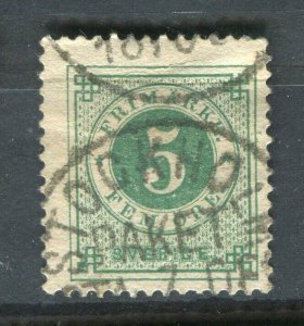 SWEDEN; 1880s early classic 'ore' issue used 5ore. value fair Postmark