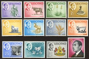 Lesotho - Sc# 25 - 36, 37 - 40. MNH - Two sets. 2017 SCV $11.00