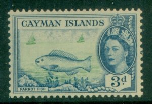 Cayman Is 1953-59 QEII Pictorial 3d MLH