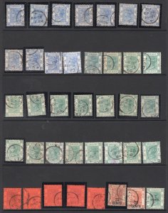 MOMEN: HONG KONG 10 PAGES COLLECTION TREATY PORTS USED CAT. £2,600 LOT #65588*
