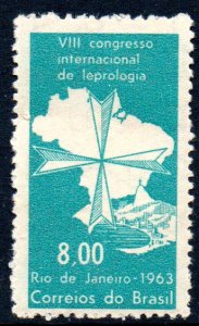 BRAZIL 966 MNH BIN $.50 COMPASS, MAP
